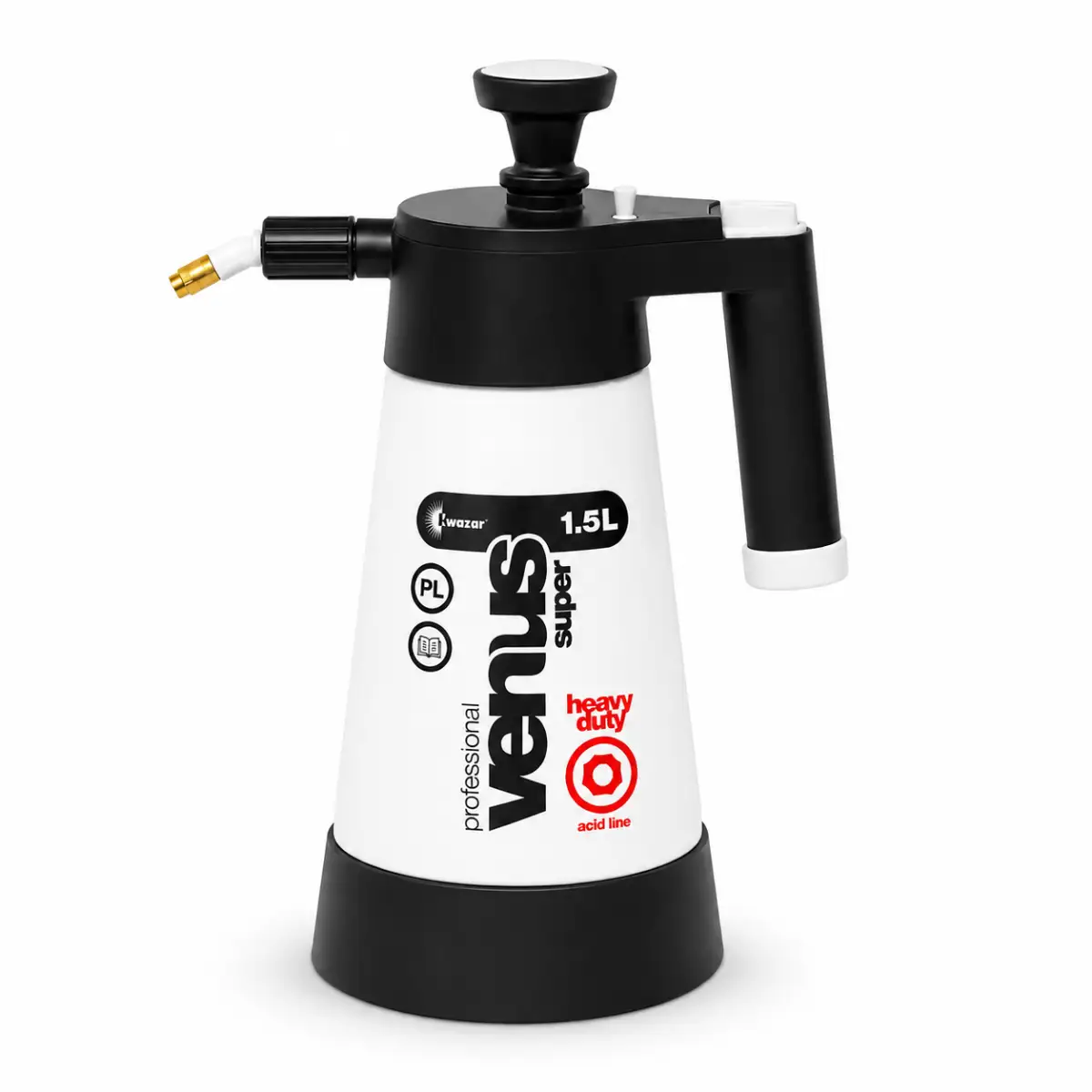 Kwazar Venus PRO+ HD Solvent Pumpsprüher 1,5 Liter (für Lösemittel geeignet)