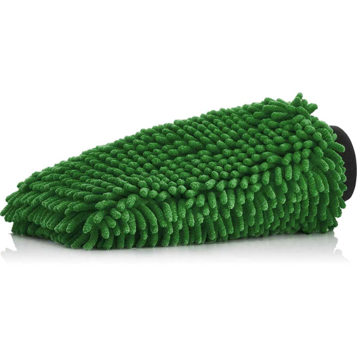 KONJUHI Chenille Waschhandschuh Green KONJUHI Chenille Waschhandschuh Green