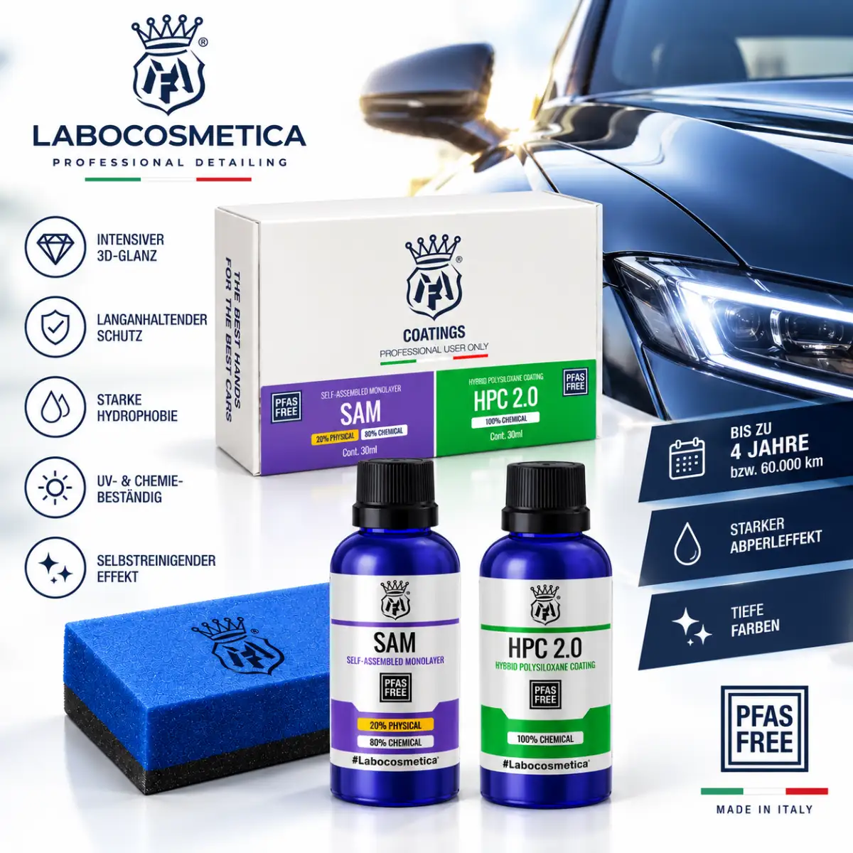 Labocosmetica SAM + HPC 2.0 Keramikversiegelung 30ml