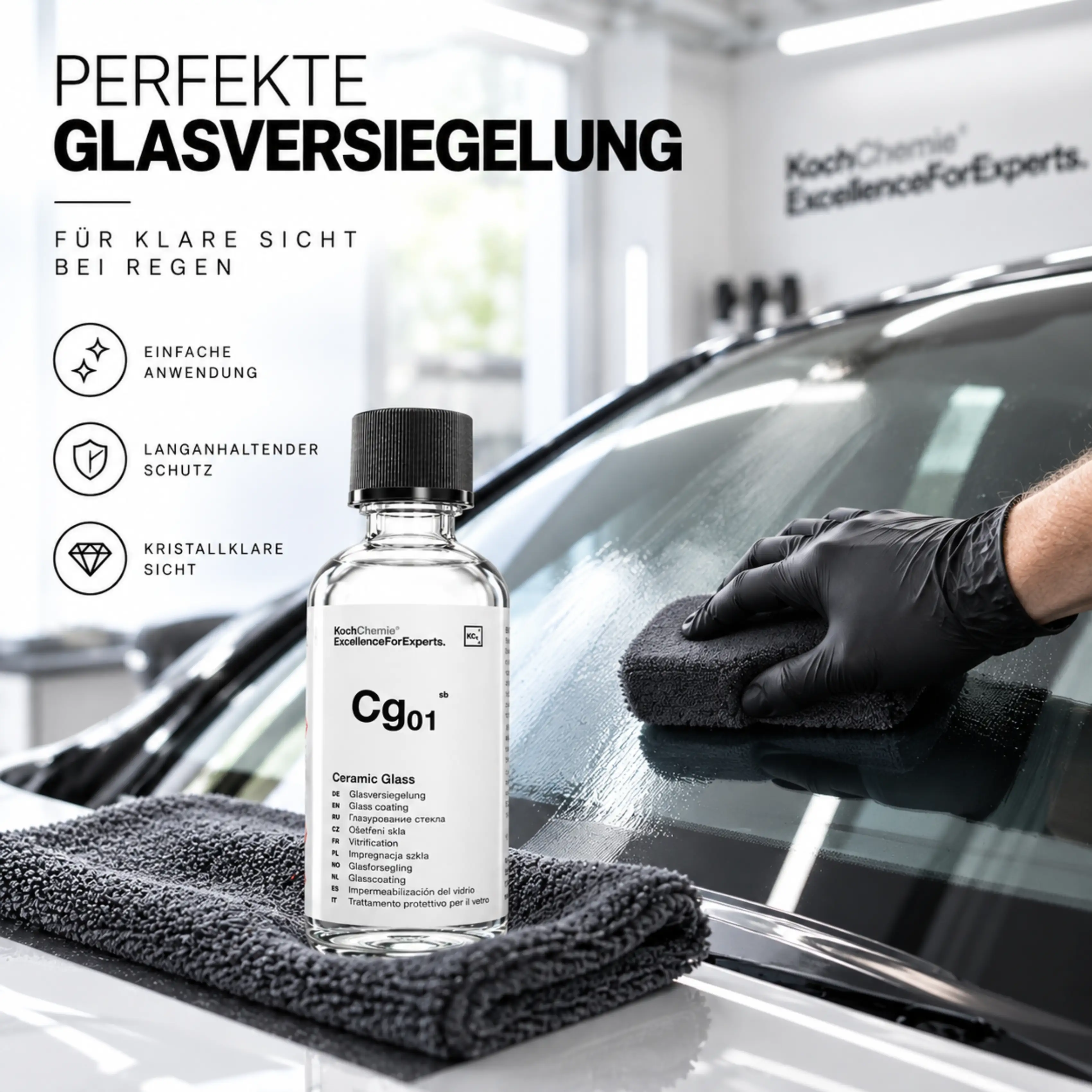 Koch Chemie Ceramic Glass Cg01 Glasversiegelung 50ml