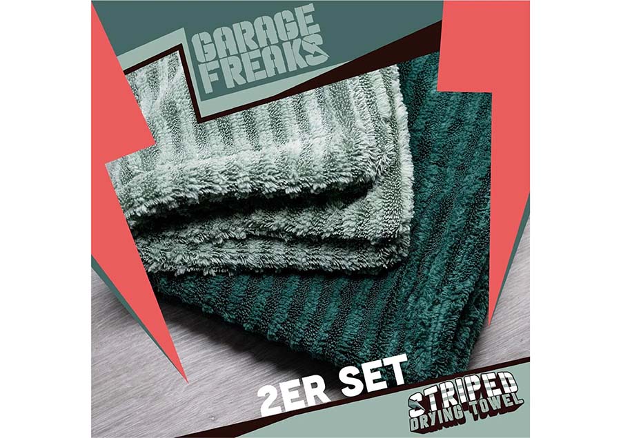 Garage Freaks 2er Set Striped Drying Towel Trockentoch