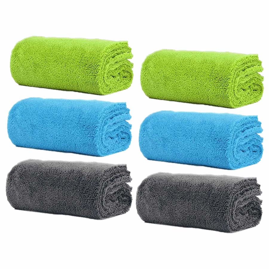 KONJUHI Plush Deluxe Mikrofasertuch 550GSM 6Stk. KONJUHI Plush Deluxe Mikrofasertuch 550GSM 6Stk.