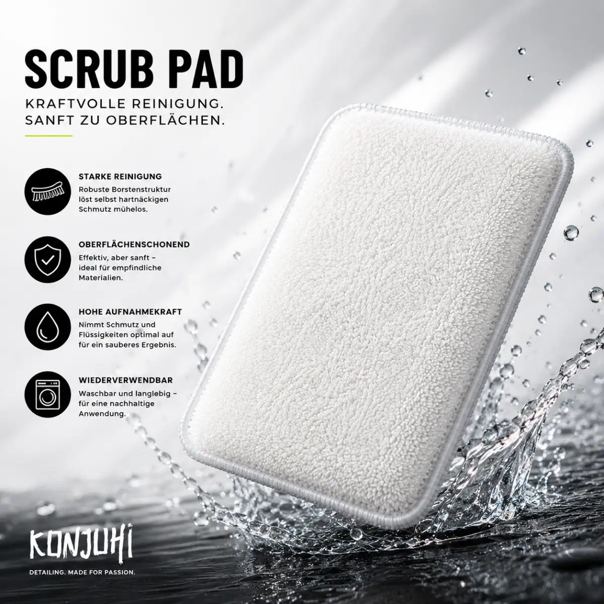 KONJUHI Scrub Pad DUO