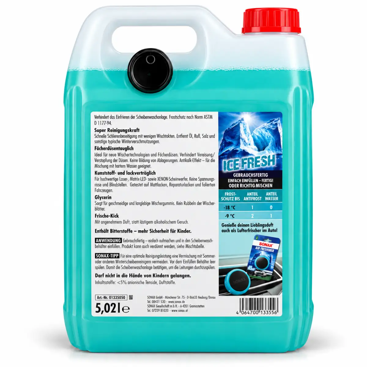 Sonax Antifrost + Klarsicht bis -18 °C Ice Fresh 5L