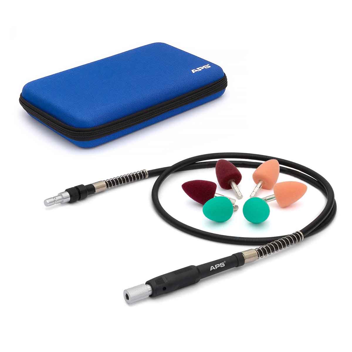 APS HEX-Polisher KIT Flexible Welle für Flex PXE80 8tlg.