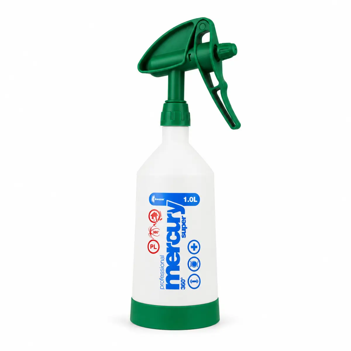 Kwazar Mercury Super PRO+ 360 Grad VITON grün Sprühflasche 1 Liter