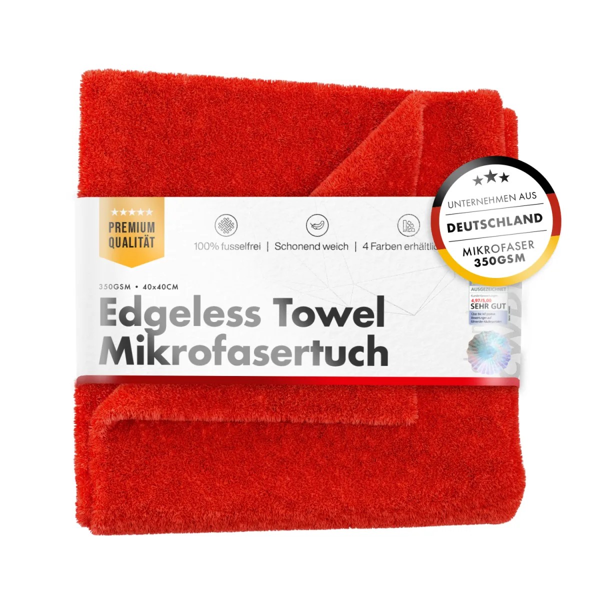Chemicalworkz Edgeless Towel Rot 350GSM 40x40cm Chemicalworkz Edgeless Towel Rot 350GSM 40x40cm