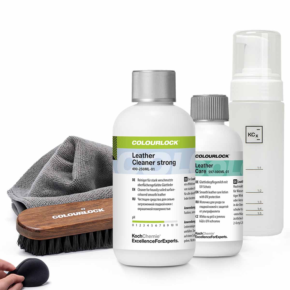 Colourlock Glattleder Komplettset strong 250ml/100ml