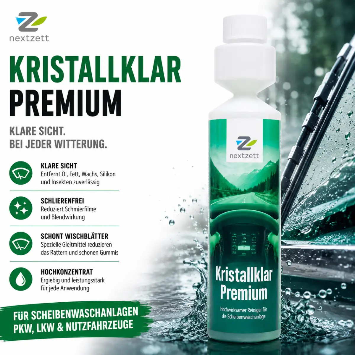 Nextzett Kristallklar Premium 250ml
