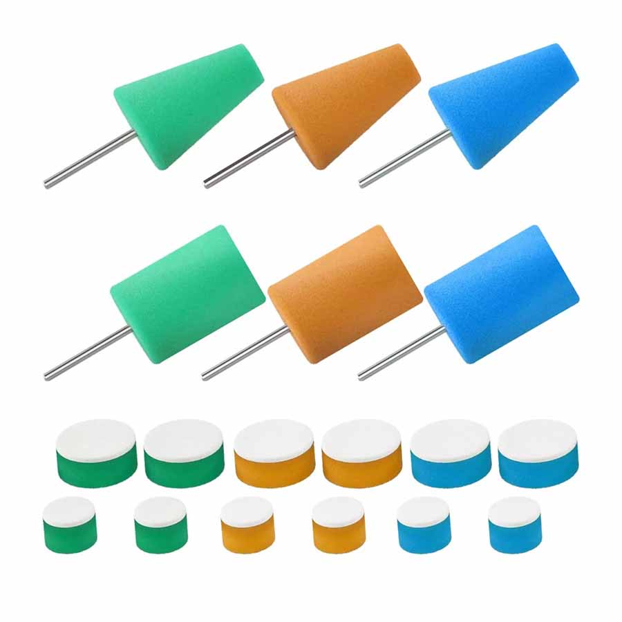 ChemicalWorkz Polishing Cone & Foam Polierpad Set 18Stk. ChemicalWorkz Polishing Cone & Foam Polierpad Set 18Stk.
