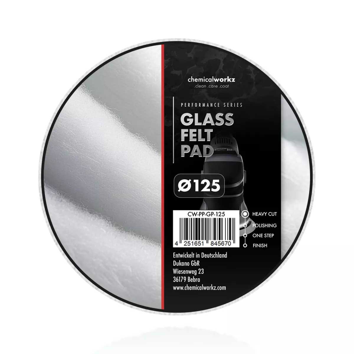 ChemicalWorkz Glass Pad Ø 125mm ChemicalWorkz Glass Pad Ø 125mm