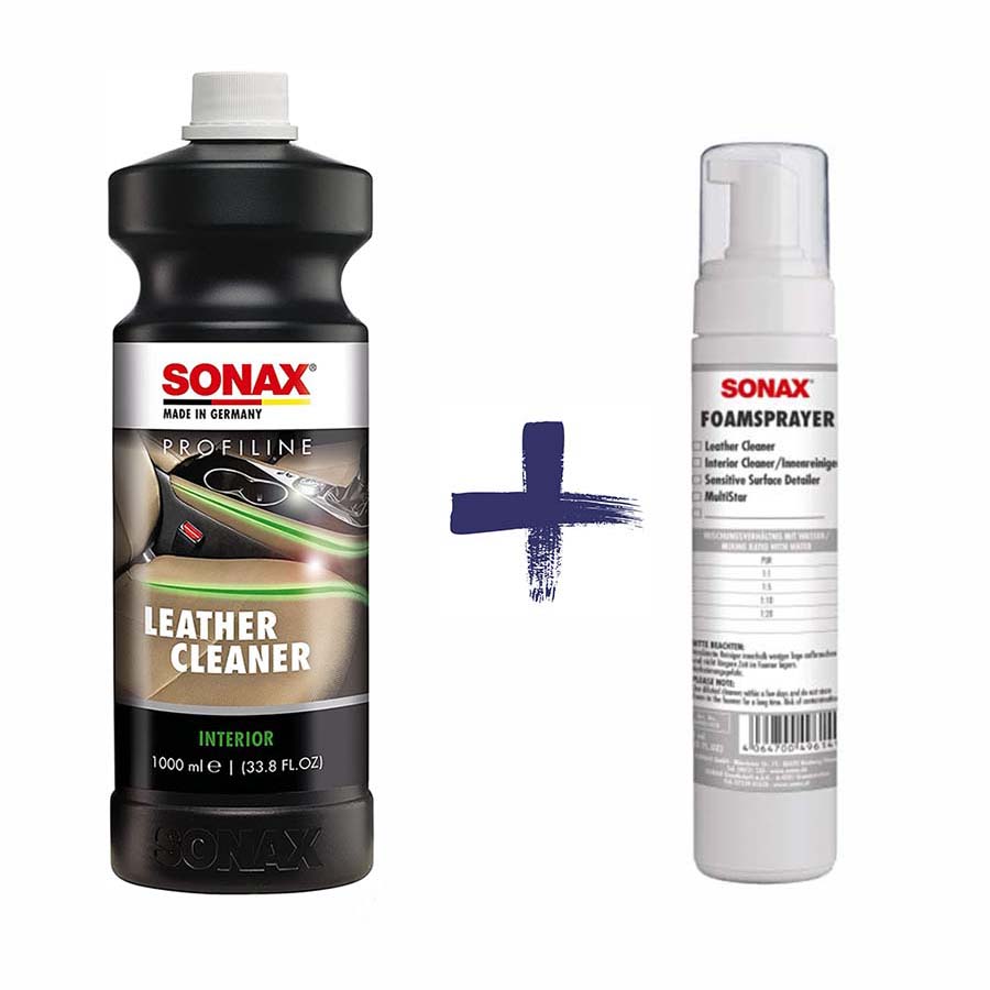 Sonax Profiline Leather Cleaner Set + Foamsprayer