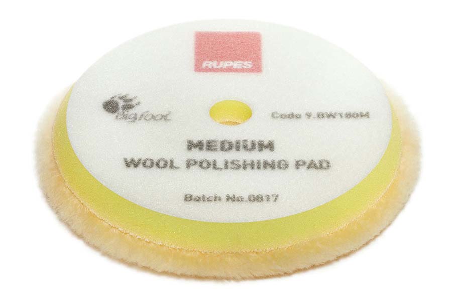 Rupes-Wool-Pad-Medium-Yellow-Polierpad-150-180mm Rupes Wool-Pad Medium Polierpad Ø 150/180mm
