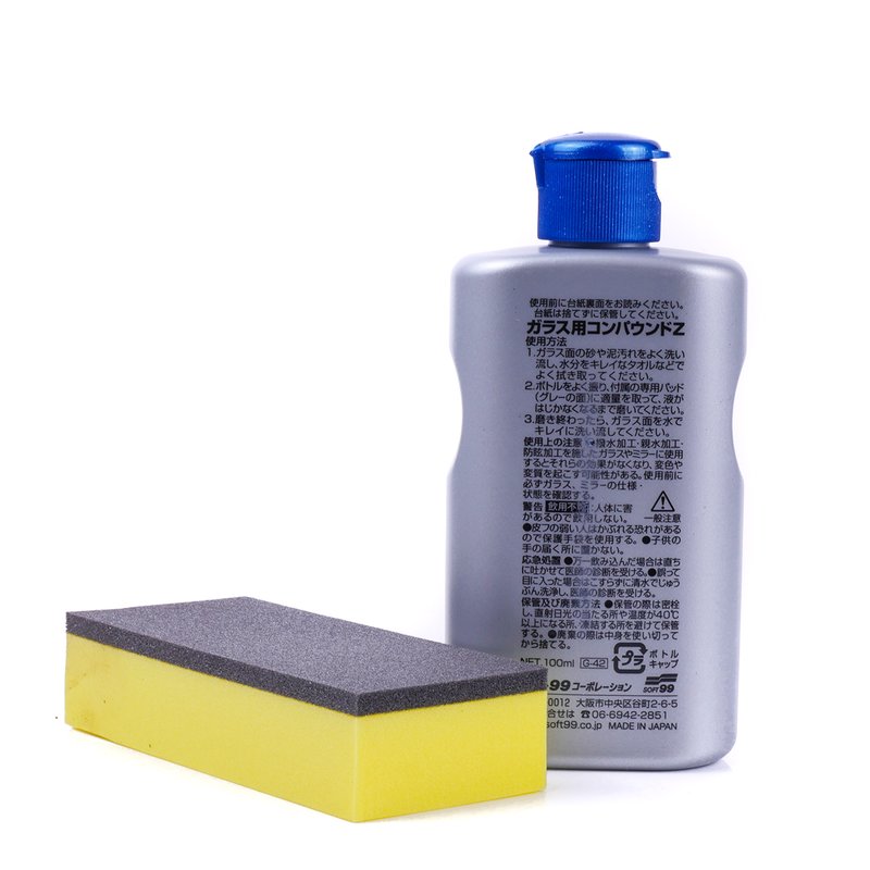Soft99-Glass-Compound-Z-Glaspolitur-100-ml-glaspolitur Soft99 Glass Compound Z Glaspolitur