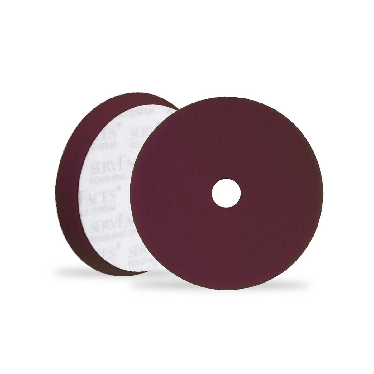 servfaces Polierpad TS 8 PRO - Medium Cut dunkelrot - Ø 130mm