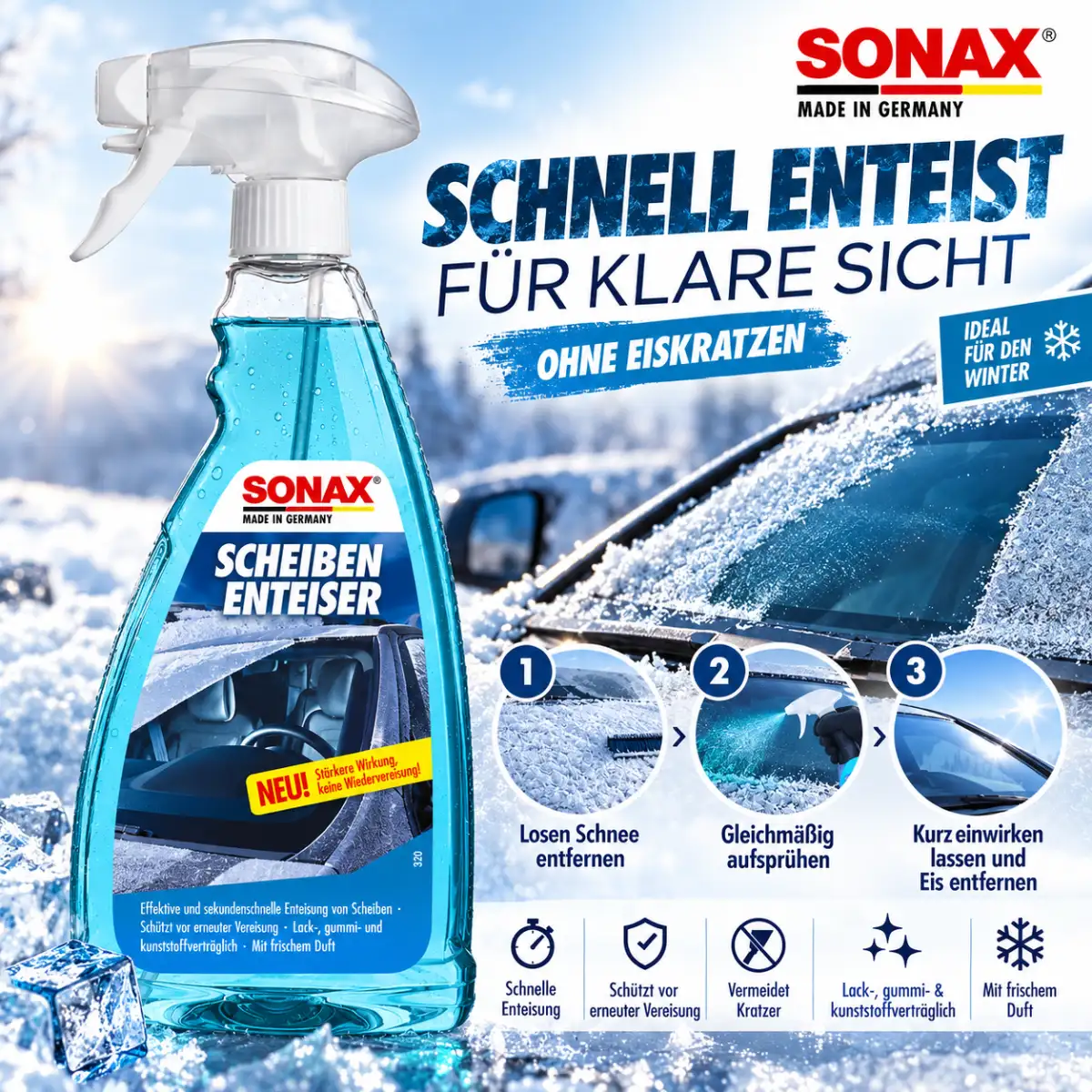 Sonax Schei­ben­Ent­eiser 500ml