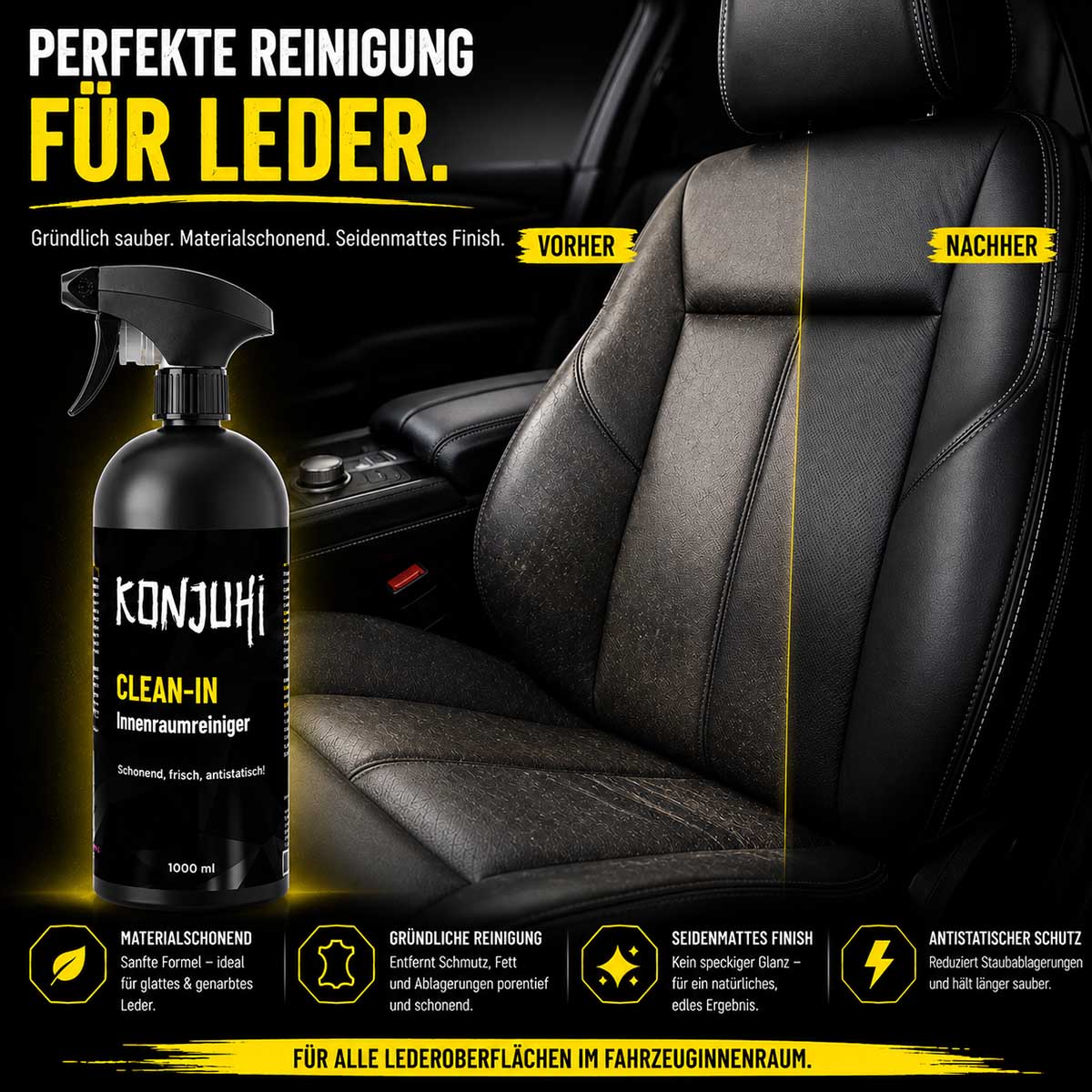 KONJUHI CLEAN-IN Innenraumreiniger 1L