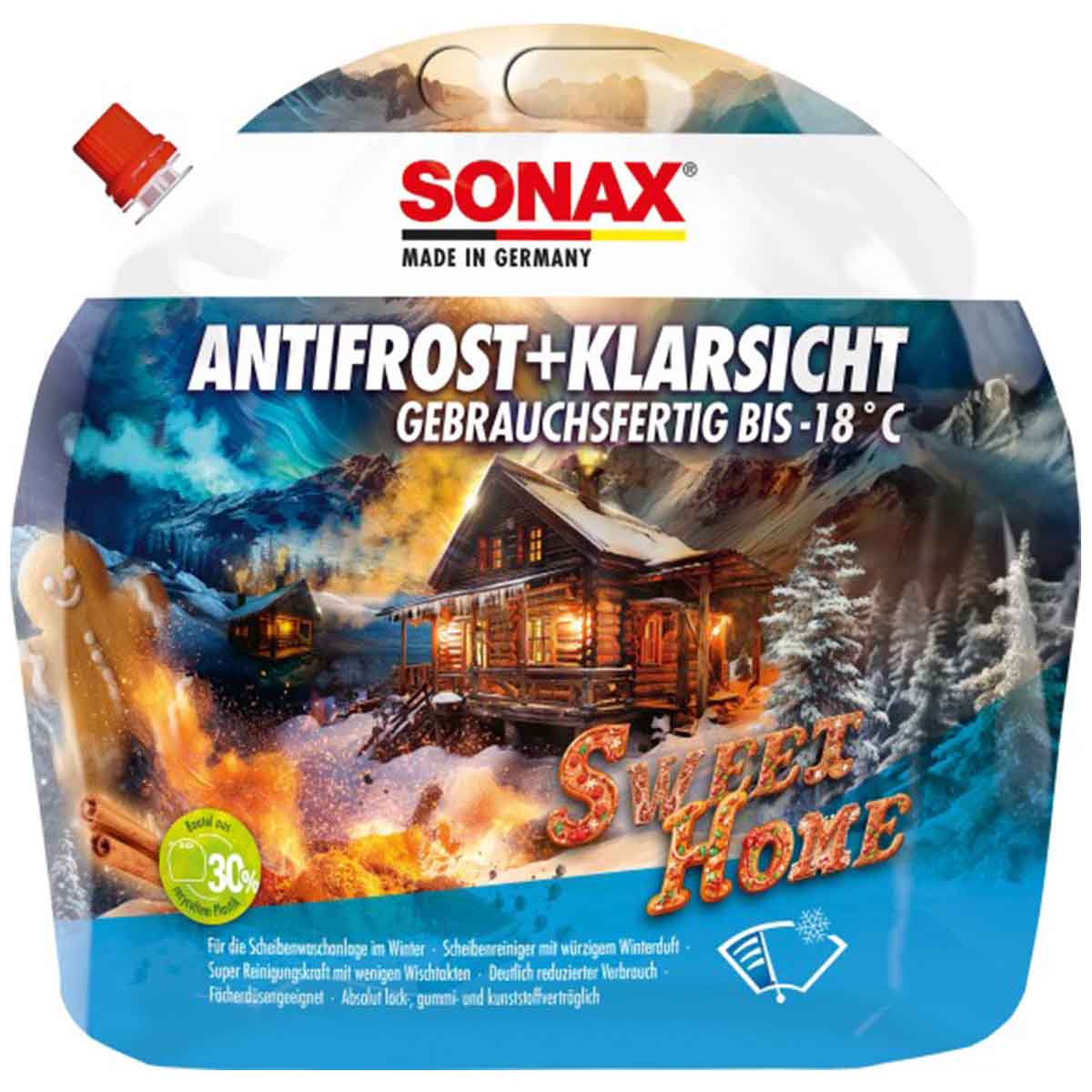 Sonax AntiFrost+KlarSicht bis -18 °C Sweet Home 3L Sonax AntiFrost+KlarSicht bis -18 °C Sweet Home 3L