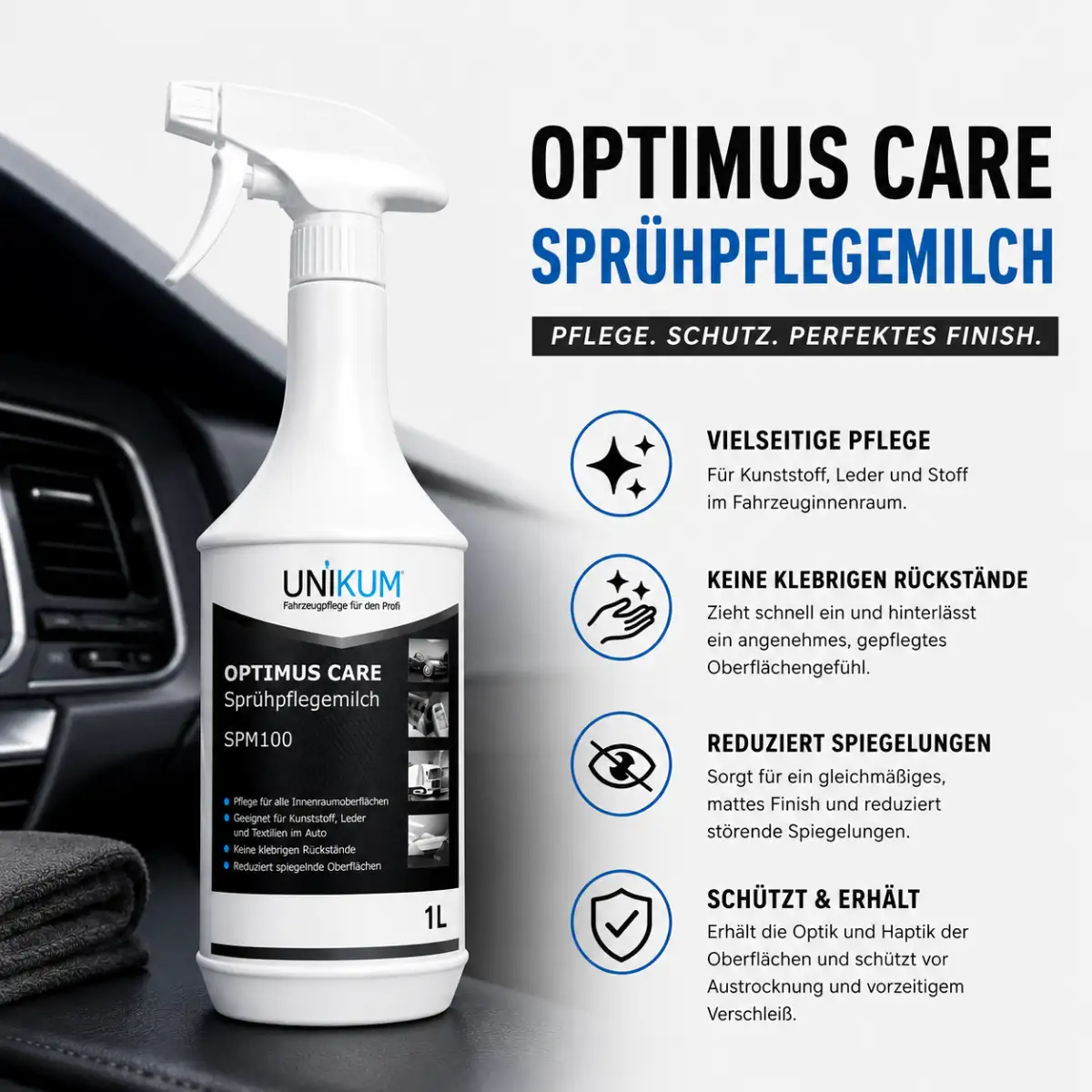 Unikum Optimus Care Sprühpflegemilch 1L