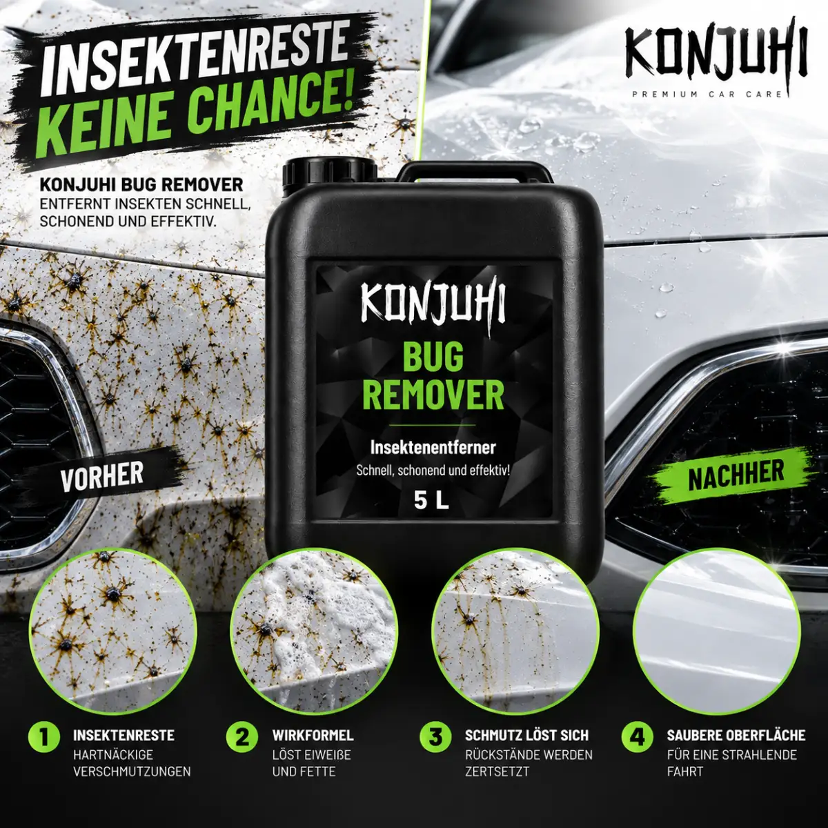 KONJUHI Bug Remover Insektenentferner 5L