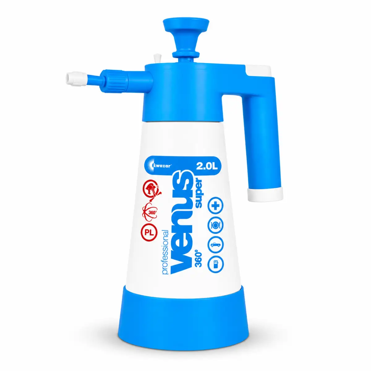 Kwazar Venus Super PRO+ 360 Grad VITON Pumpsprüher 2 Liter