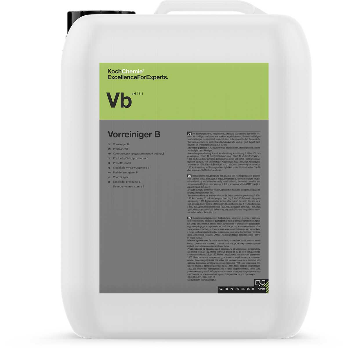 Koch Chemie Vorreiniger B 11Kg Koch Chemie Vorreiniger B 11Kg